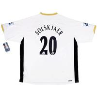 2006-07 Manchester United Away Shirt Solskjaer #20 *w/Tags* 3XL