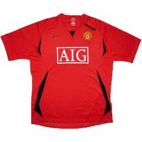 2007-08 Manchester United Nike Training Shirt XL