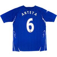 2007 08 everton home shirt arteta 6 s