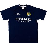 2010 11 manchester city player issue training t shirt l