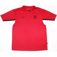 2002-03 Manchester United Nike Polo T-Shirt L