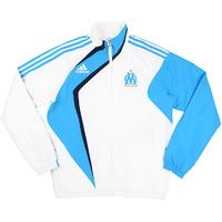 2009 10 olympique marseille adidas woven presentation jacket s