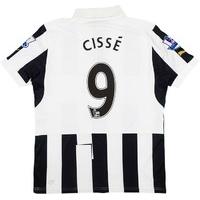 2012-13 Newcastle Home Shirt Cissé #9 M