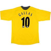 2006-07 Arsenal Away Shirt Gallas #10 L