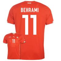 2014 15 switzerland world cup home shirt behrami 11