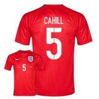 2014-15 England World Cup Away Shirt (Cahill 5) - Kids