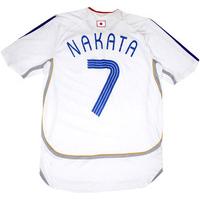 2006-08 Japan Away Shirt Nakata #7 XL