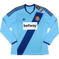 2014-15 West Ham Away L/S Shirt *BNIB*