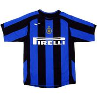 2005-06 Inter Milan Home Shirt L.Boys