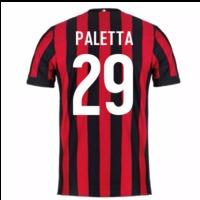 2017-2018 AC Milan Home Shirt (Paletta 29)