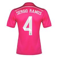 2014-15 Real Madrid Away Shirt (Sergio Ramos 4) - Kids