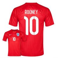 2014-15 England World Cup Away Shirt (Rooney 10) - Kids