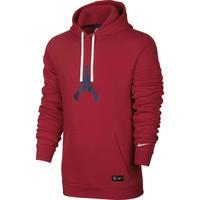 2016-2017 PSG Nike Core Hooded Top (Red)