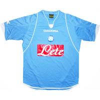 2007-08 Napoli Home Shirt S.Boys