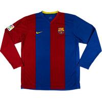 2006-07 Barcelona Home L/S Shirt XL