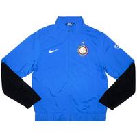 2009 10 inter milan nike woven warm up jacket l