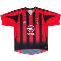 2004 05 ac milan home shirt xxl