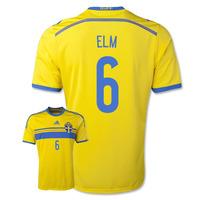 2014-15 Sweden Home Shirt (Elm 6) - Kids