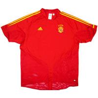 2004-06 Spain Home Shirt (Very Good) XL