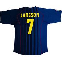 2004 05 barcelona away shirt larsson 7 s