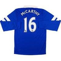 2013-14 Everton Home L/S Shirt McCarthy #16 *w/Tags* S