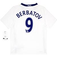 2008-10 Manchester United Away Shirt Berbatov #9 *w/Tags* M.Boys