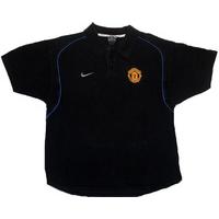 2002-03 Manchester United Nike Polo T-shirt L