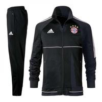 2017-2018 Bayern Munich Adidas PES Tracksuit (Black) - Kids