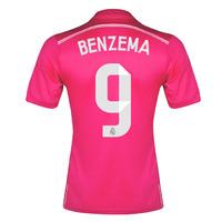 2014-15 Real Madrid Away Shirt (Benzema 9) - Kids