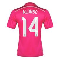 2014-15 Real Madrid Away Shirt (Alonso 14) - Kids