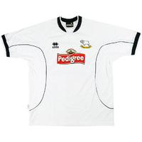 2003 05 derby county home shirt as new xxl