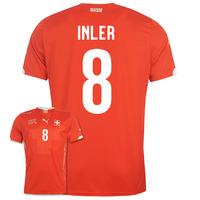 2014-15 Switzerland World Cup Home Shirt (Inler 8)