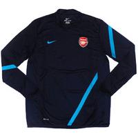 2011 12 arsenal midlayer training top mint xxl