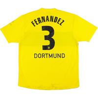 2002-03 Dortmund Home Shirt Fernandez #3 XL