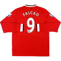 2014-15 Manchester United Home L/S Shirt Falcao #9 *w/Tags* L