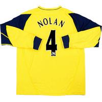 2002-04 Bolton Away L/S Shirt Nolan #4 L