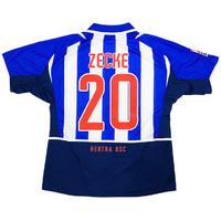 2002-03 Hertha Berlin Home Shirt Zecke #20 *Mint* L