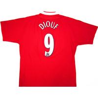 2002-04 Liverpool Home Shirt Diouf #9 M