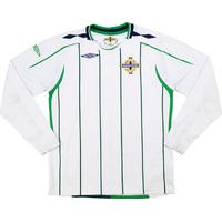 2008-09 Northern Ireland Away L/S Shirt M.Boys