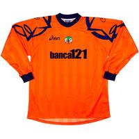 2000 01 lecce gk orange shirt as new xxl