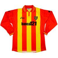 2001-02 Lecce Home L/S Shirt *As New* XXL