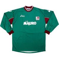 2001 02 reggina gk green shirt as new xl