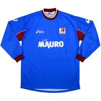 2001 02 reggina gk blue shirt as new xl