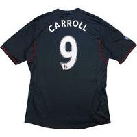 2011 12 liverpool away shirt carroll 9 l