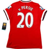 2014-15 Manchester United Home Shirt v.Persie #20 *w/Tags* Womens (L)