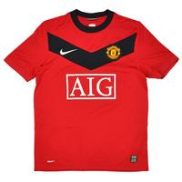 2009-10 Manchester United Home Shirt (Very Good) XXL