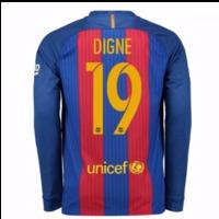 2016 17 barcelona home long sleeve shirt digne 19