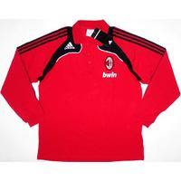2008-09 AC Milan Player Issue Polo L/S T-shirt *BNIB* XXL