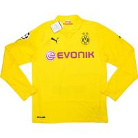 2014 15 dortmund home champions league ls shirt wtags l