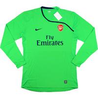 2008-09 Arsenal Player Issue CL Green GK Shirt *w/Tags* XXL